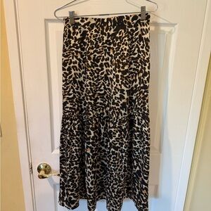 Topshop Leopard Print Women's Skirt